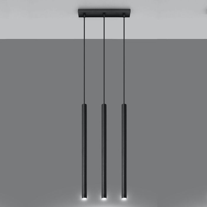 Aluminium Pendelleuchte Schwarz, Hillary