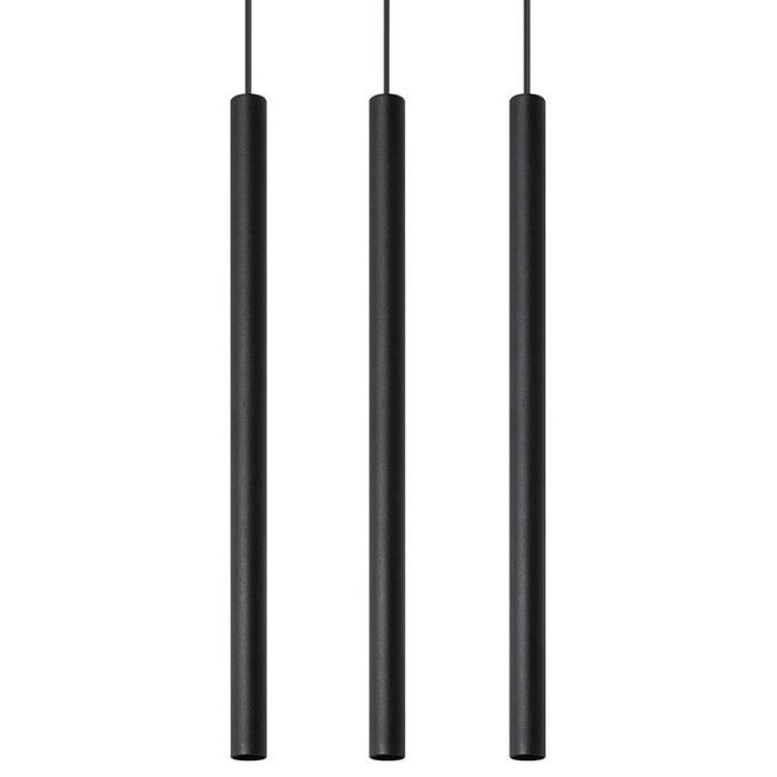 Aluminium Pendelleuchte Schwarz, Hillary