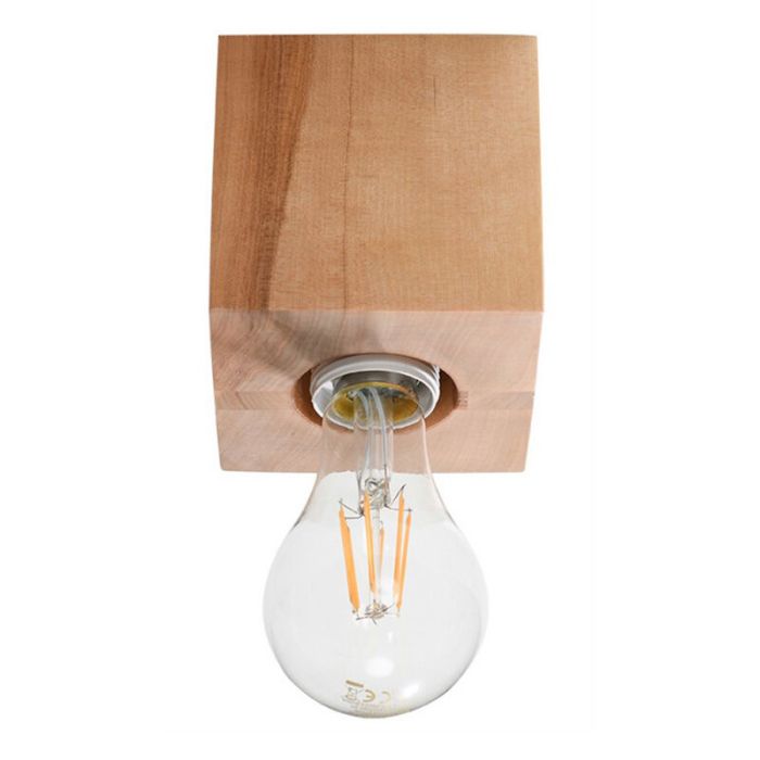 Holz Aufbauspot Braun, Anniko