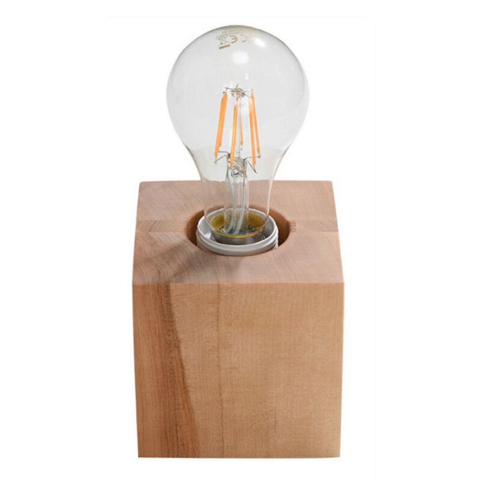 Holz Tischleuchte Braun, Anniko