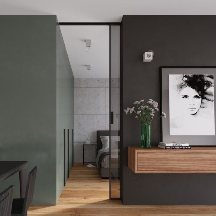 Beton Aufbauspot Grau, Anniko