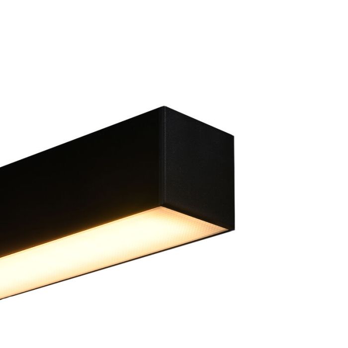 Aluminium Wandleuchte Schwarz, Mascha, 22W, 3000K LED