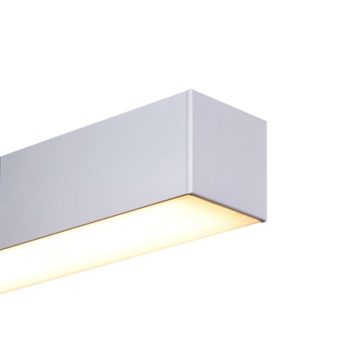 Aluminium Deckenleuchte Weiß, Mascha, 48W, 3000K LED