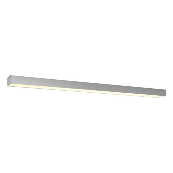 Aluminium Deckenleuchte Grau, Mascha, 48W, 3000K LED