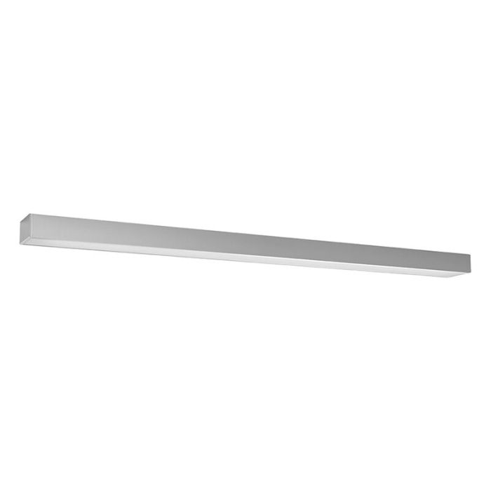 Aluminium Deckenleuchte Grau, Mascha, 48W, 3000K LED
