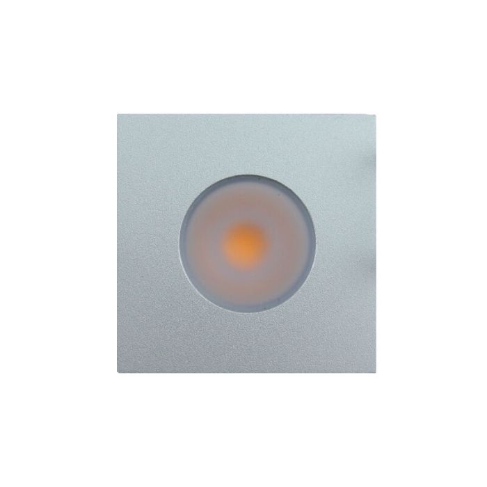 Eckiger Chrom Terassenüberdachung Beleuchtung Dico, IP65, dimbar