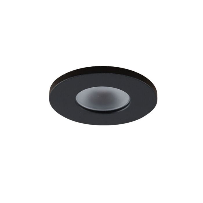 6 schwarze Smart Einbaustrahler Terrassenüberdachung Dico, IP65, inkl. Anschlussset