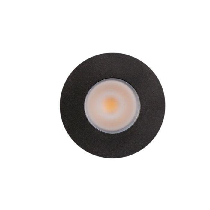 6 schwarze Smart Einbaustrahler Terrassenüberdachung Dico, IP65, inkl. Anschlussset