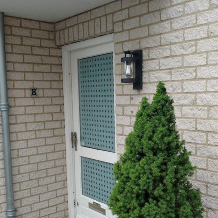 Anthrazit Außen Wandleuchte mit Dämmerungsmelder Landhaus, Sambesi, IP44
