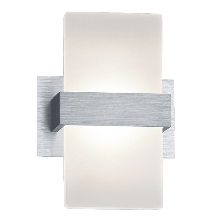 Graue Up down Wandleuchte Modern, Leontien, 4,3W, 3000K LED, mit Schalter
