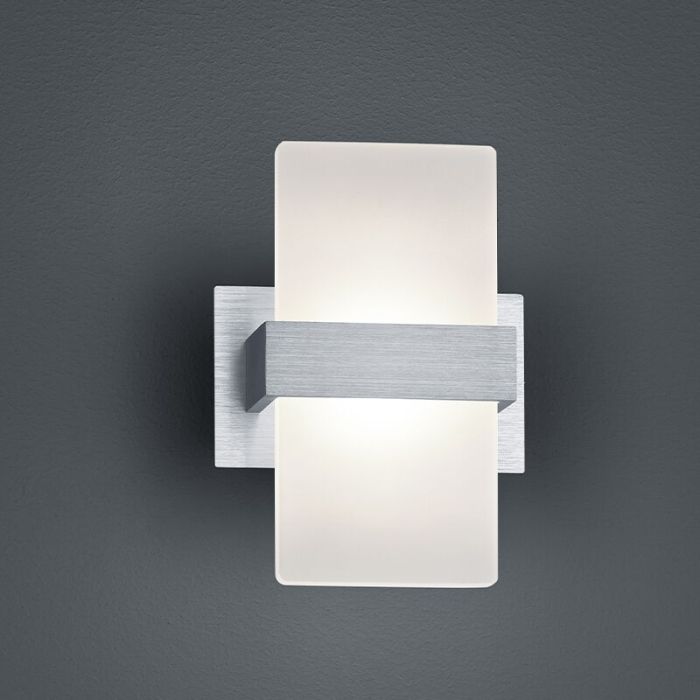 Graue Up down Wandleuchte Modern, Leontien, 4,3W, 3000K LED, mit Schalter