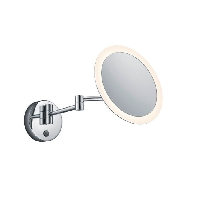 Chrom Wandleuchte Modern, Bartje, 3W, 3000K LED, IP44, mit Schalter
