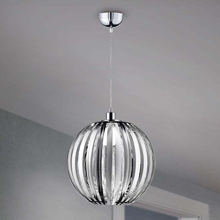 Chrom Pendelleuchte Design, Latanya
