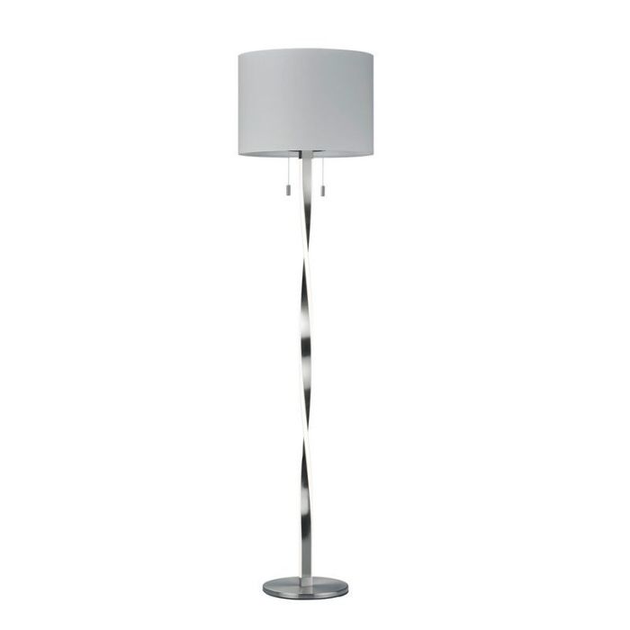 Nickel Stehlampe Modern, Ramten, 7W, 3000K LED, mit Schalter