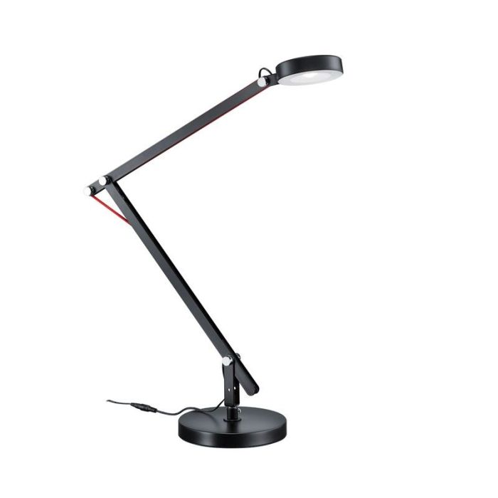 Schwarze Tischleuchte Modern, Pardoes, 5W, 3000K LED, mit Schalter