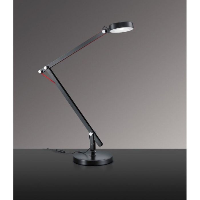 Schwarze Tischleuchte Modern, Pardoes, 5W, 3000K LED, mit Schalter