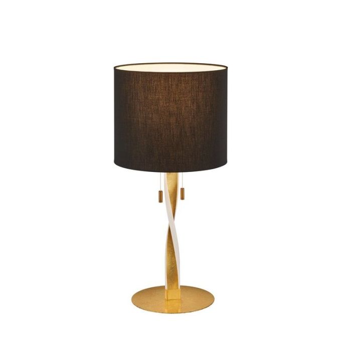 Goldene Tischleuchte Modern, Ramten, 3W, 3000K LED, mit Zugschalter