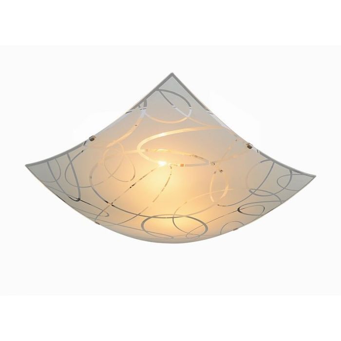Weiße Deckenlampe Antik, Antoine