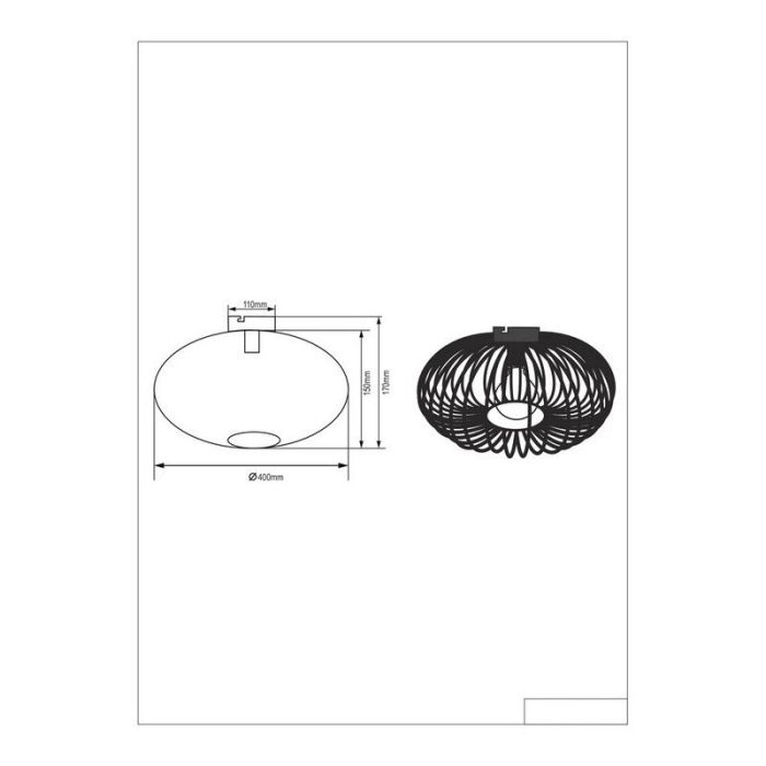 Kupfer Deckenlampe Modern, Avni
