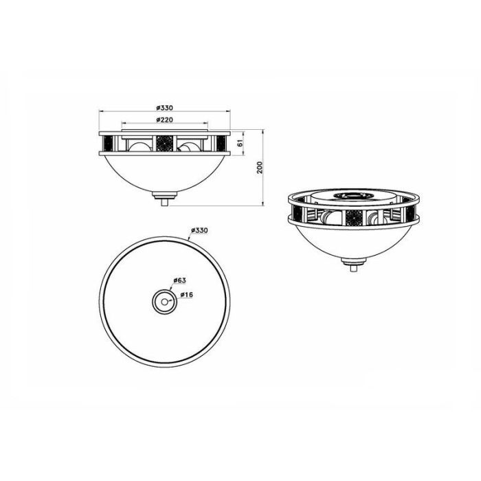 Rostfarbene Deckenlampe Antik, Letchworth