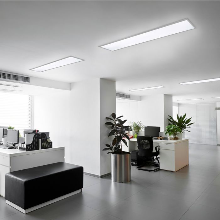 Nickel Deckenlampe Modern, Badria, 30W, 3000K LED