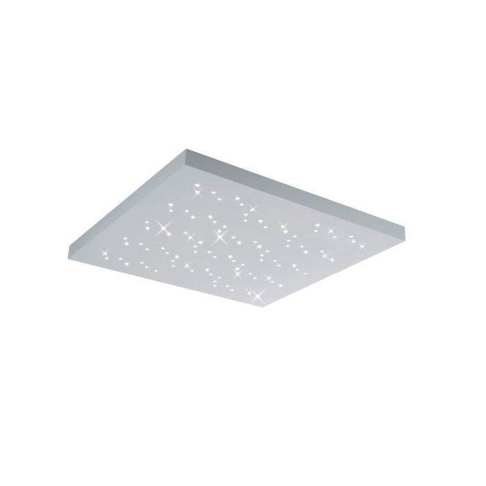 Weiße Deckenlampe Modern, Jernved, 36W, warm- bis kaltweiß einstellbare LED, mit Fernbedienung
