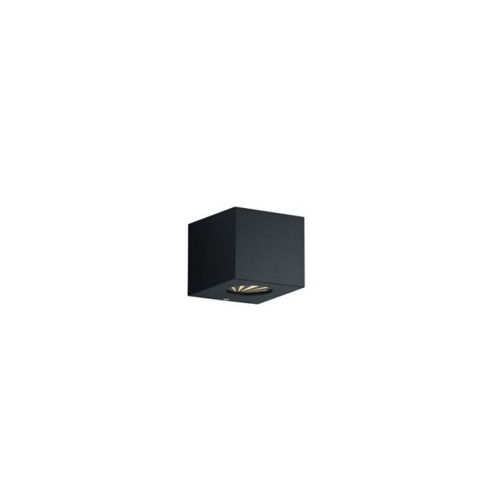 Schwarze Außenleuchte Design, Sandby, 2W, 3000K LED, IP44