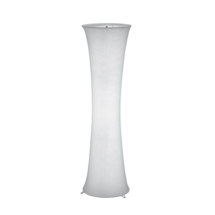 Weiße Stehlampe Metall, Vivy, mit Schalter