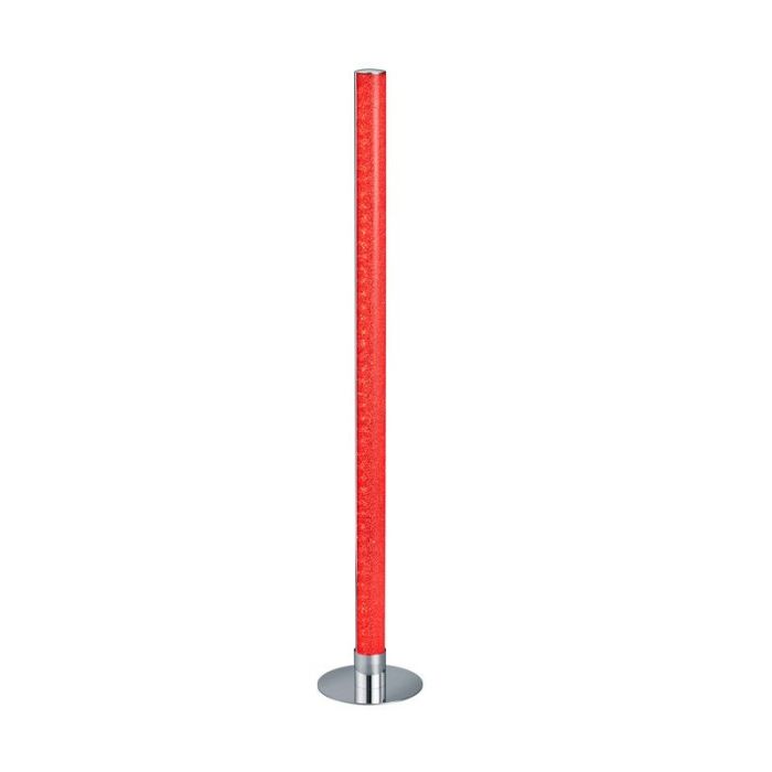 Chrom Stehlampe Modern, Vacio, 10W, 3000K LED, mit Fernbedienung