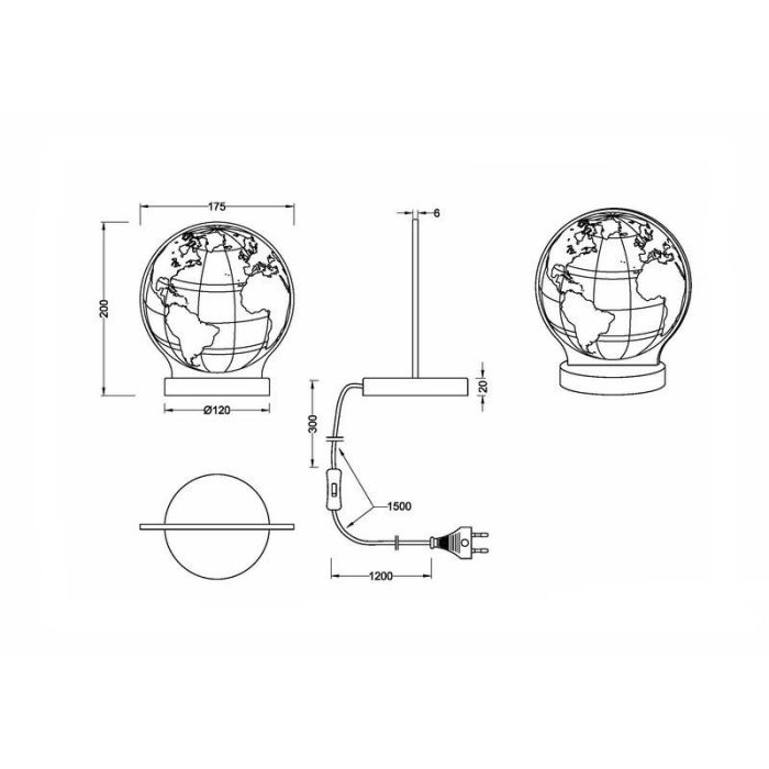 Chrom Tischleuchte Design, Berfin, 7W, warm- bis kaltweiß einstellbare LED, mit Schalter