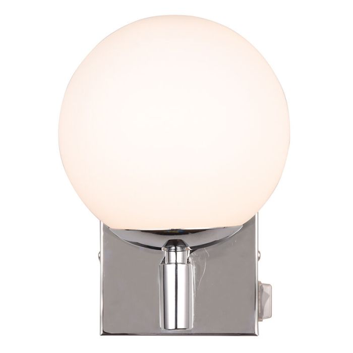 Chrom Wandleuchte Badezimmer Modern, Eray, IP44