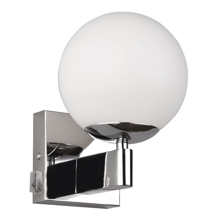 Chrom Wandleuchte Badezimmer Modern, Eray, IP44