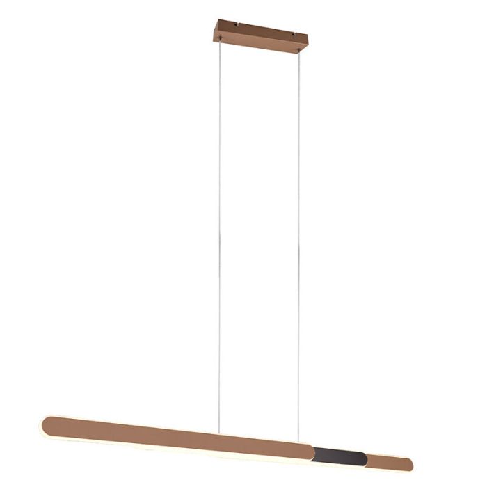 Messing Pendelleuchte Design, Dwayn, 48W, warm- bis kaltweiß einstellbare LED, mit Touch-Dimmer