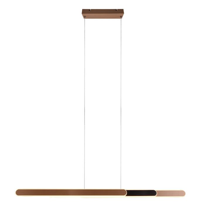 Messing Pendelleuchte Design, Dwayn, 48W, warm- bis kaltweiß einstellbare LED, mit Touch-Dimmer