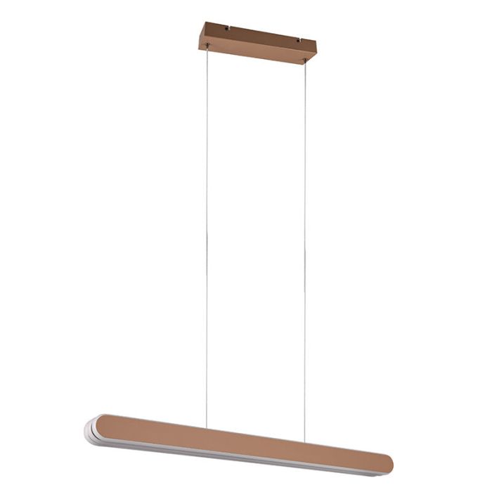 Messing Pendelleuchte Design, Dwayn, 48W, warm- bis kaltweiß einstellbare LED, mit Touch-Dimmer