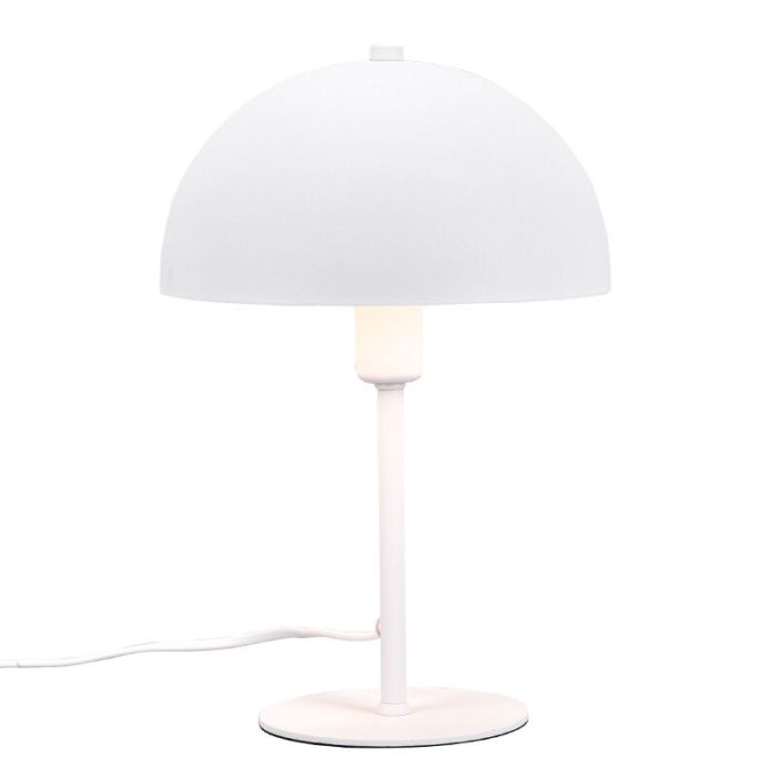 Weiße Tischleuchte Modern, Fransisca, mit Schalter
