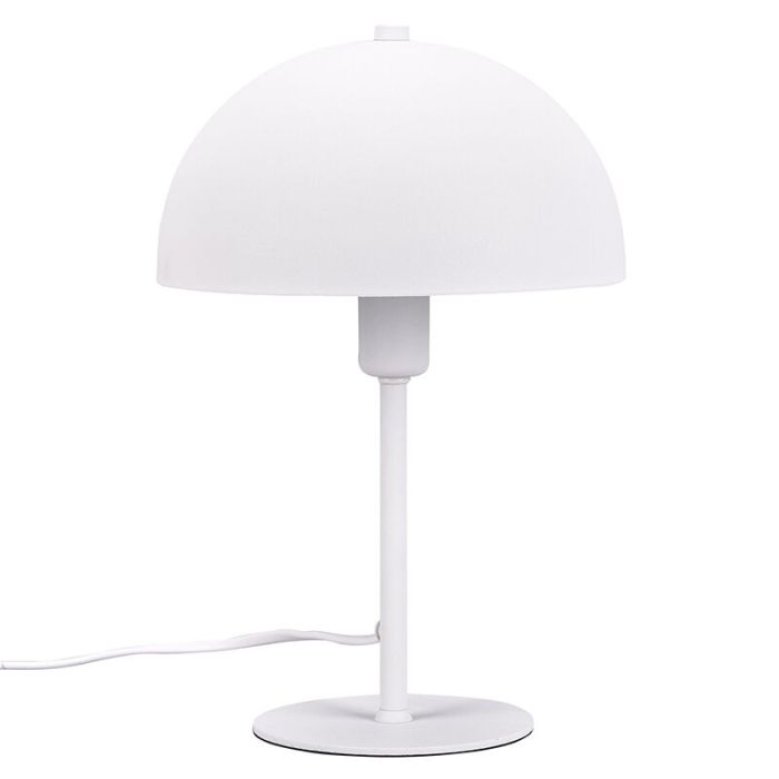 Weiße Tischleuchte Modern, Fransisca, mit Schalter
