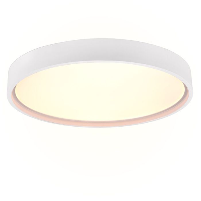Weiße Deckenlampe Modern, Destin, 29W, warm- bis kaltweiß einstellbare LED