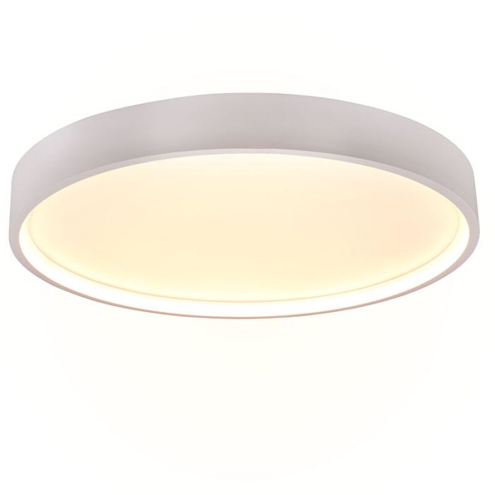Weiße Deckenlampe Modern, Destin, 29W, warm- bis kaltweiß einstellbare LED