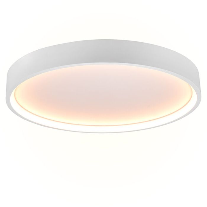 Weiße Deckenlampe Modern, Destin, 29W, warm- bis kaltweiß einstellbare LED