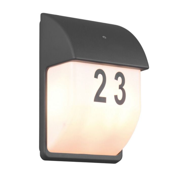 Anthrazit Außen Wandleuchte mit Dämmerungsmelder Modern, Remmert, IP44
