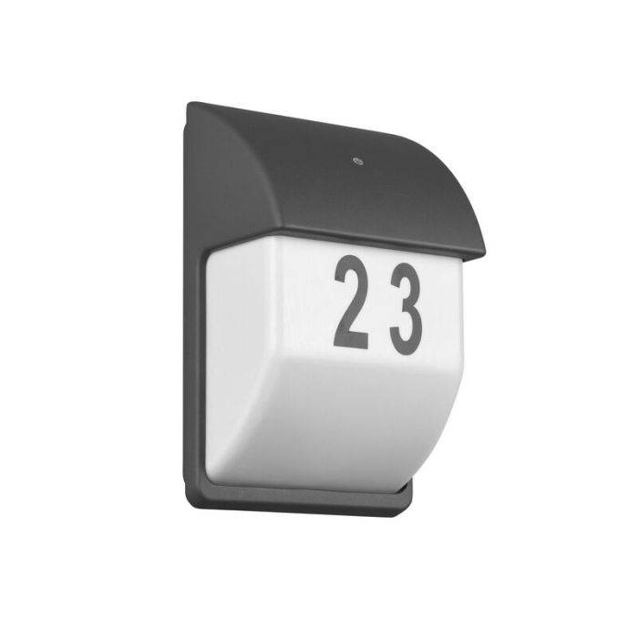 Anthrazit Außen Wandleuchte mit Dämmerungsmelder Modern, Remmert, IP44
