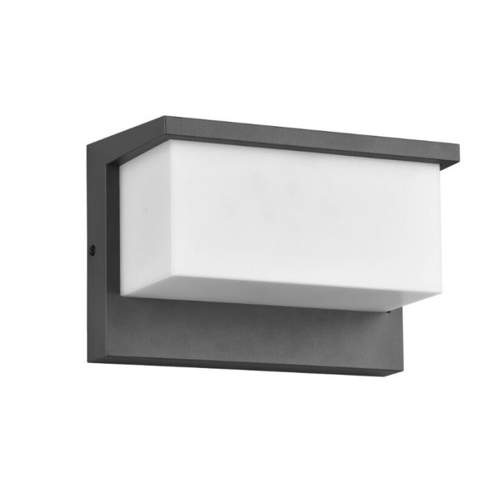Anthrazit Außenleuchte Modern, Slimane, 13W, 3000K LED, IP54