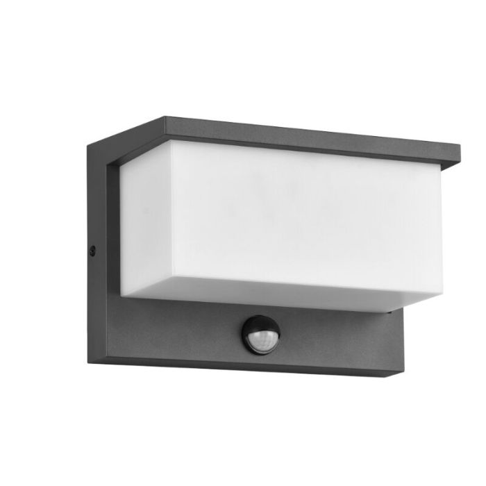Anthrazit Außenleuchte Modern, Slimane, 13W, 3000K LED, IP54