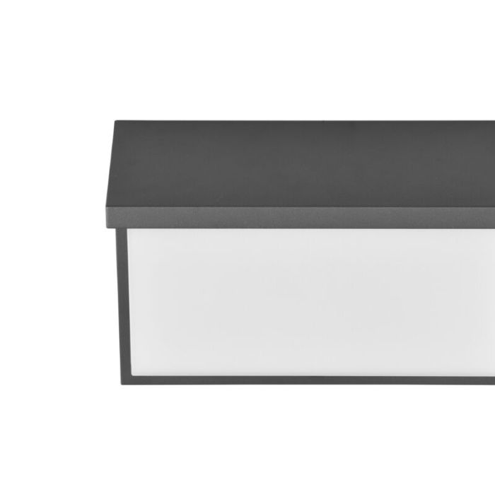 Anthrazit Außenleuchte Modern, Slimane, 13W, 3000K LED, IP54