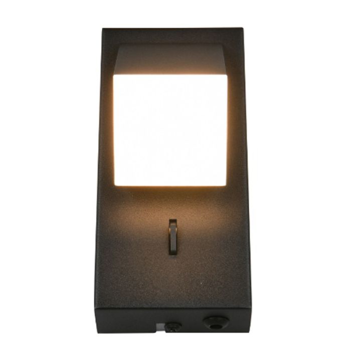 Schwarze Wandleuchte Modern, Lok, 3W, 3000K LED
