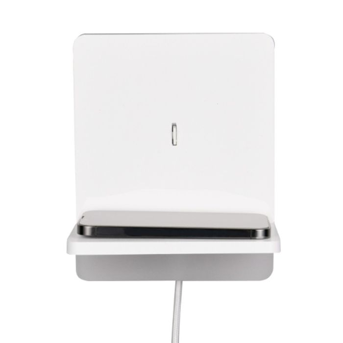 Weiße Wandleuchte Modern, Margje, 9W, 3000K LED, mit Schalter