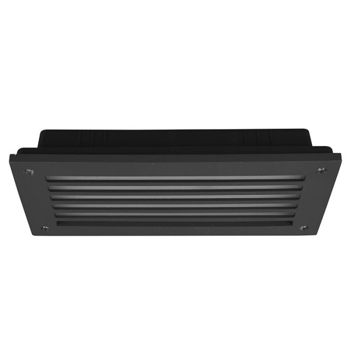 Anthrazit Wandeinbauleuchte Außen Modern, Teoman, 9W, 3000K LED, IP44
