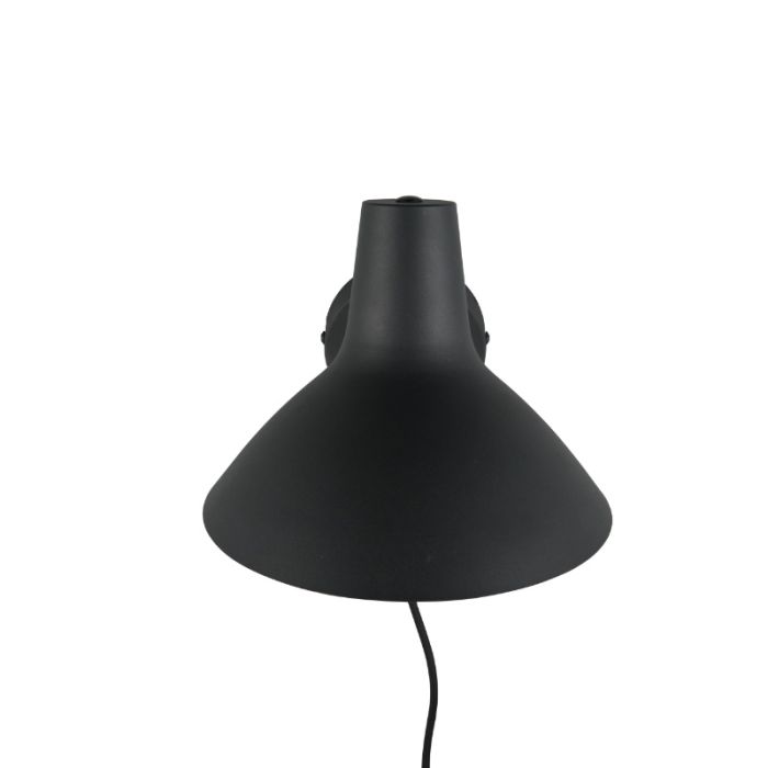 Schwarze Wandleuchte Antik, Merit