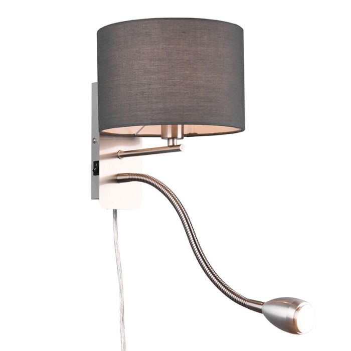 Nickel Up down Wandleuchte Modern, Ledbury